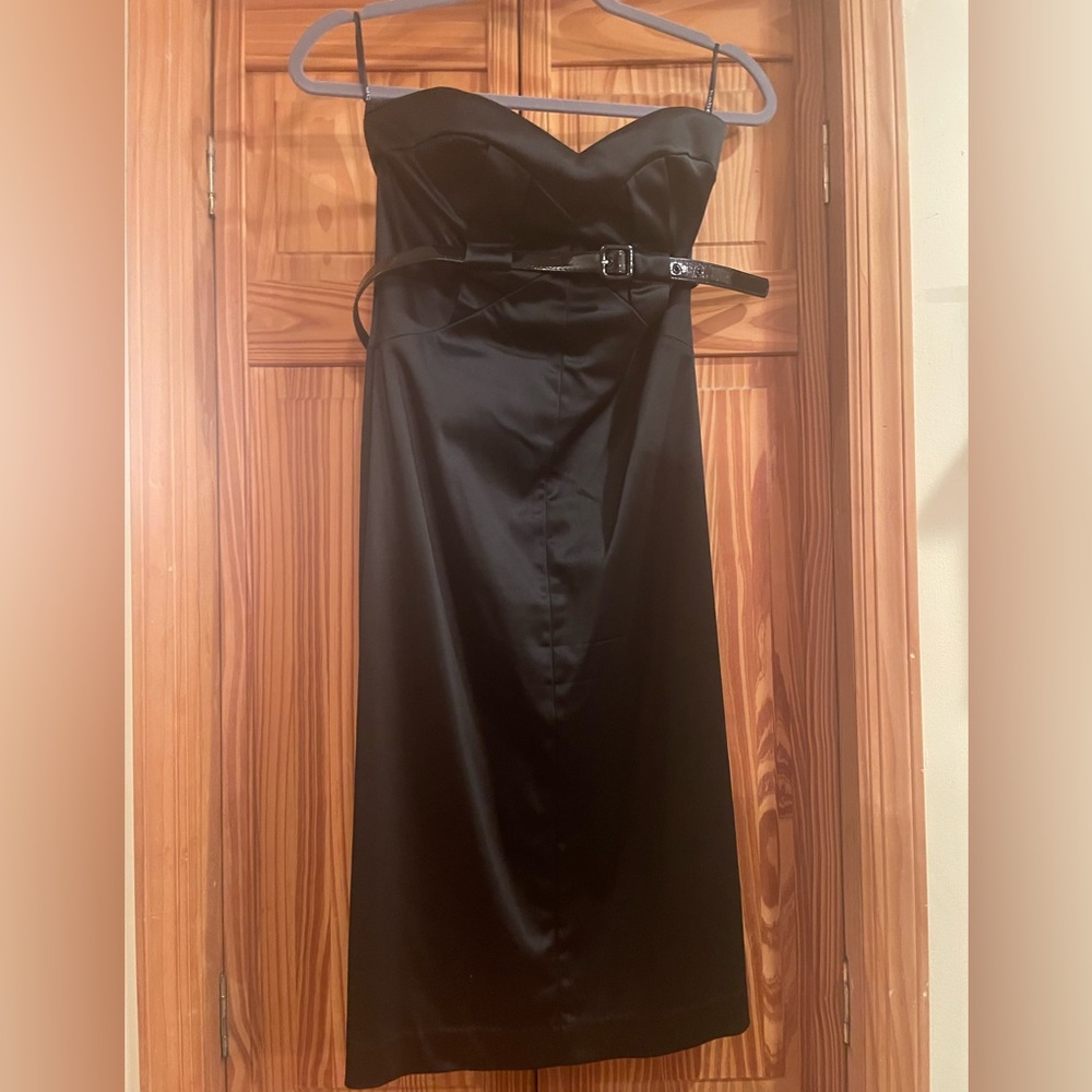 Bebe black mini dress
